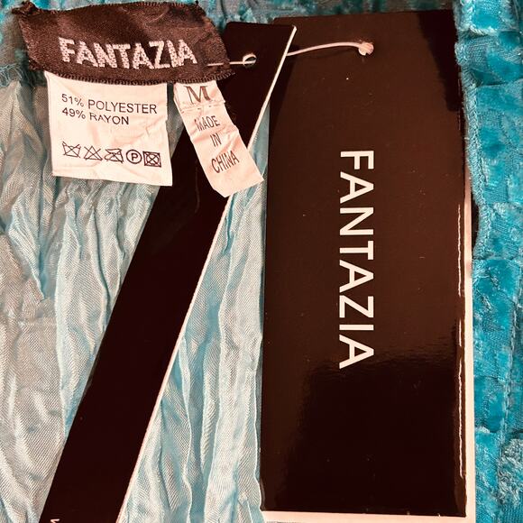 Y2K Fantazia crinkle Shacket size medium NWT size med - Picture 5 of 6